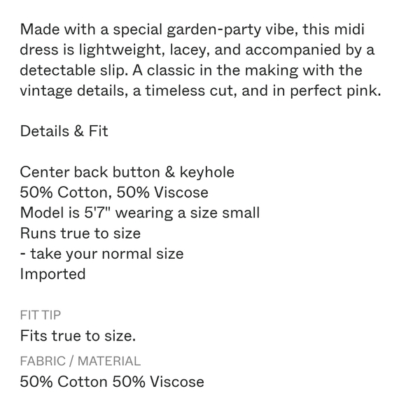 Auguste Elliott Midi Dress (No Slip) in Blush Size Small - Picture 4 of 15